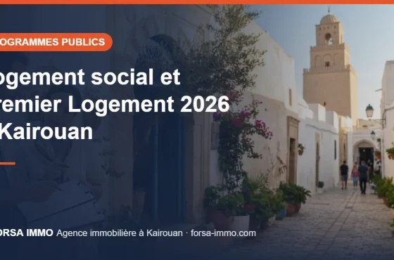 Logement social et Premier Logement 2026 : les programmes de l&rsquo;État accessibles à Kairouan