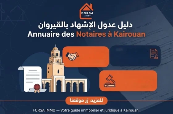 Annuaire des notaires (عدول الإشهاد) à Kairouan – Adresses et téléphones