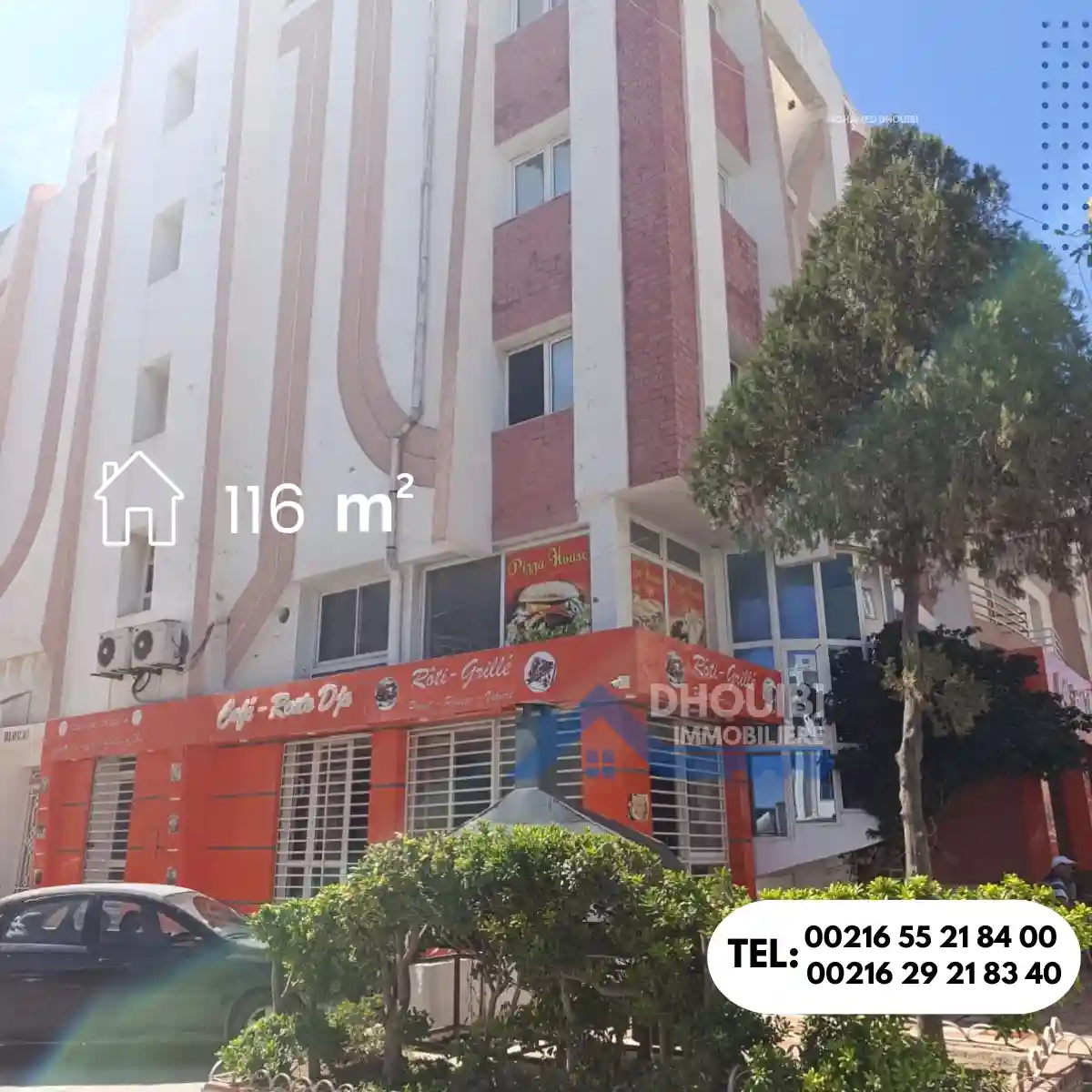 Appartement a vendre s+2 7ay riath sousse